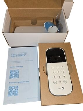 myQ Smart Garage Video Keypad - VKP1-MYQ - White
